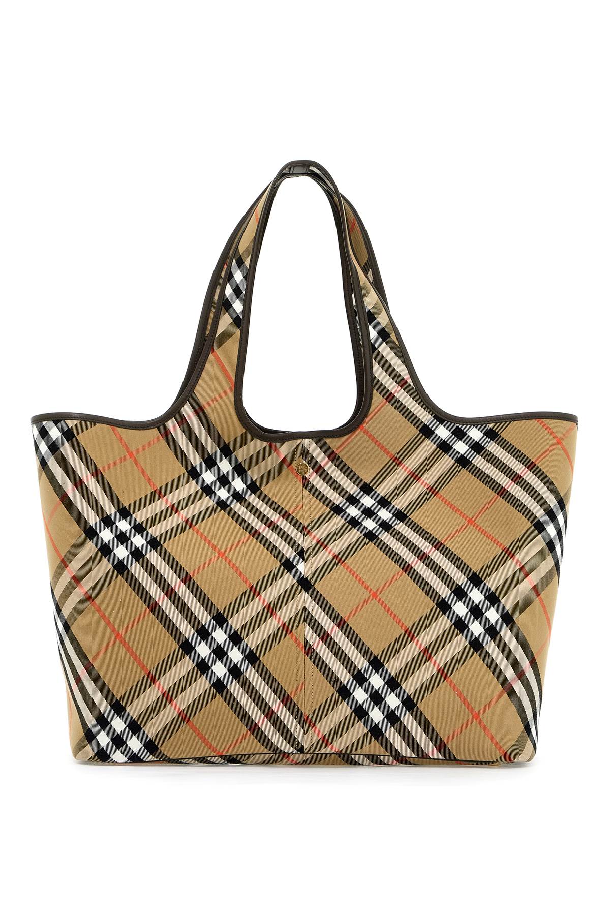 BURBERRY Luxe Mini Shopper Handbag