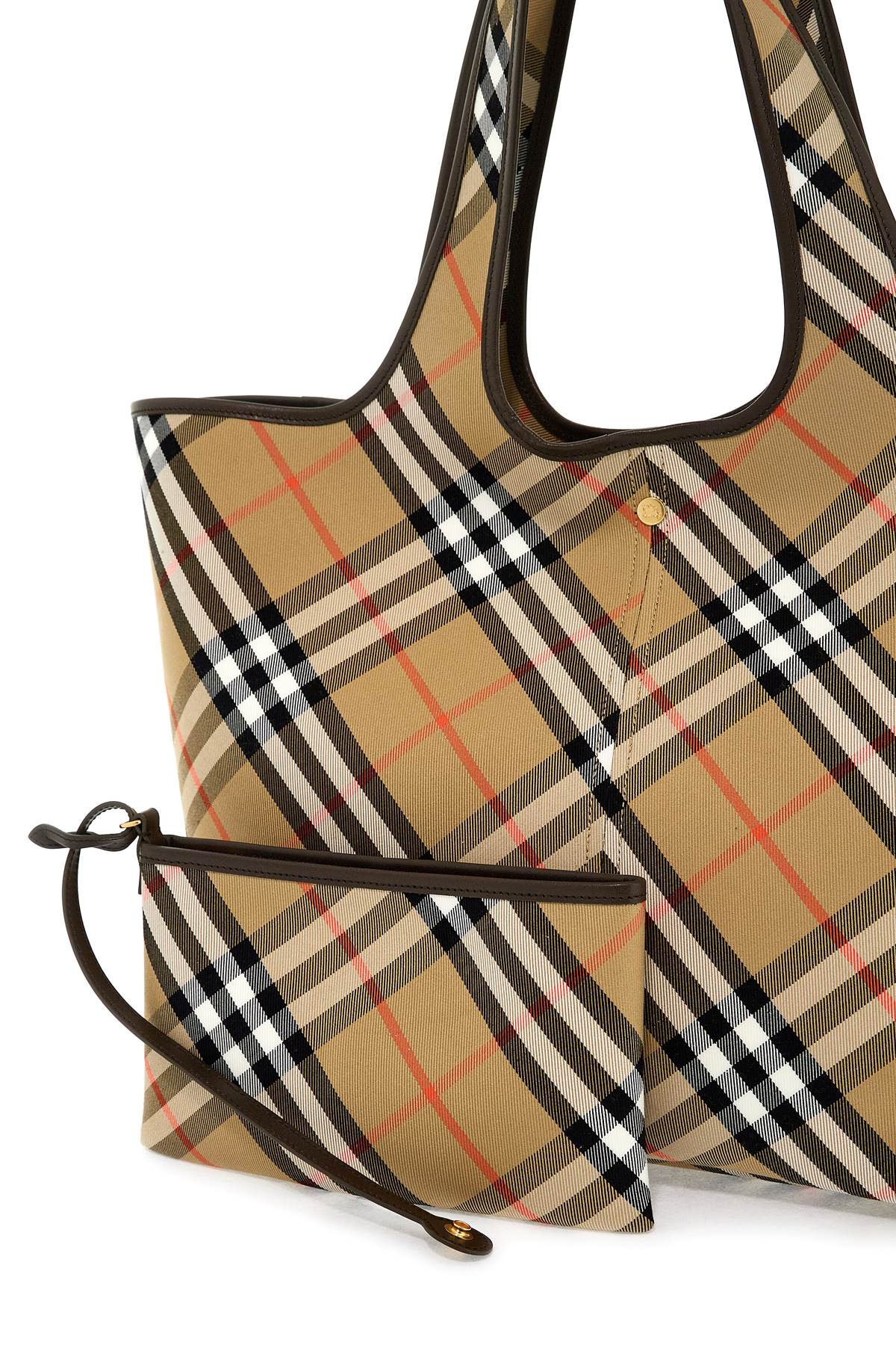 BURBERRY Luxe Mini Shopper Handbag
