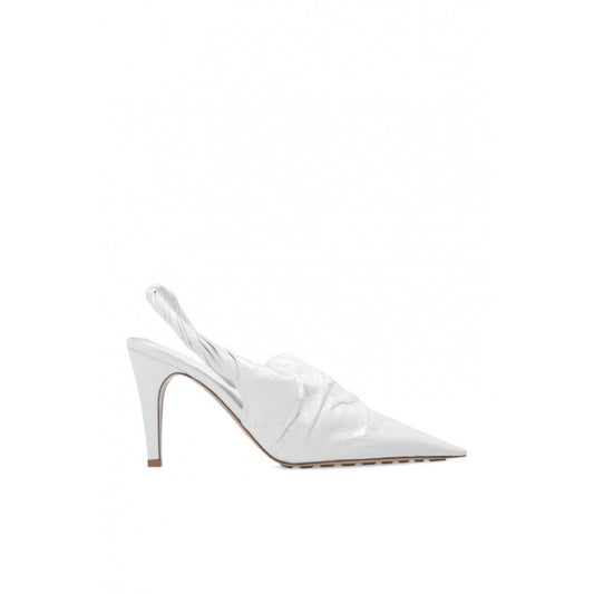Bottega Veneta Pointed Toe Mules 39.5 White