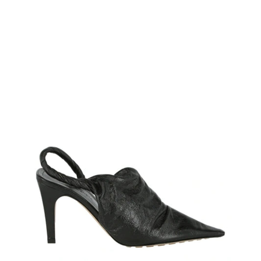 Bottega Veneta Pointed Toe Mules 35.5 Black