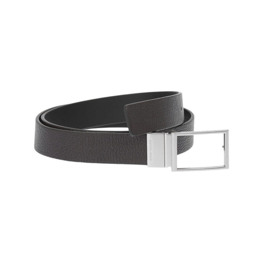 Bottega Veneta Leather Belt 85 Black