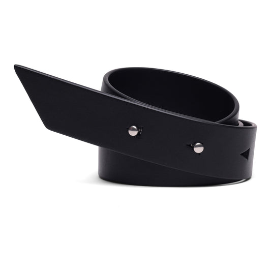 Bottega Veneta Leather Belt Black