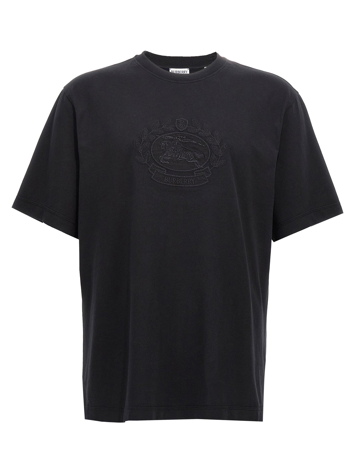 Burberry Men Logo Embroidery T-Shirt