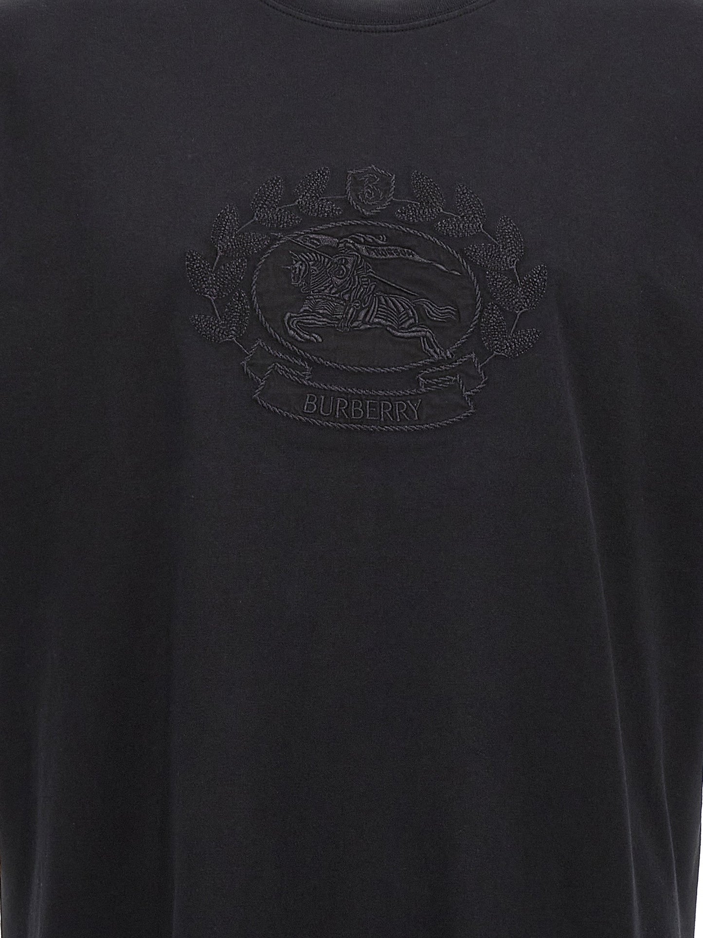 Burberry Men Logo Embroidery T-Shirt