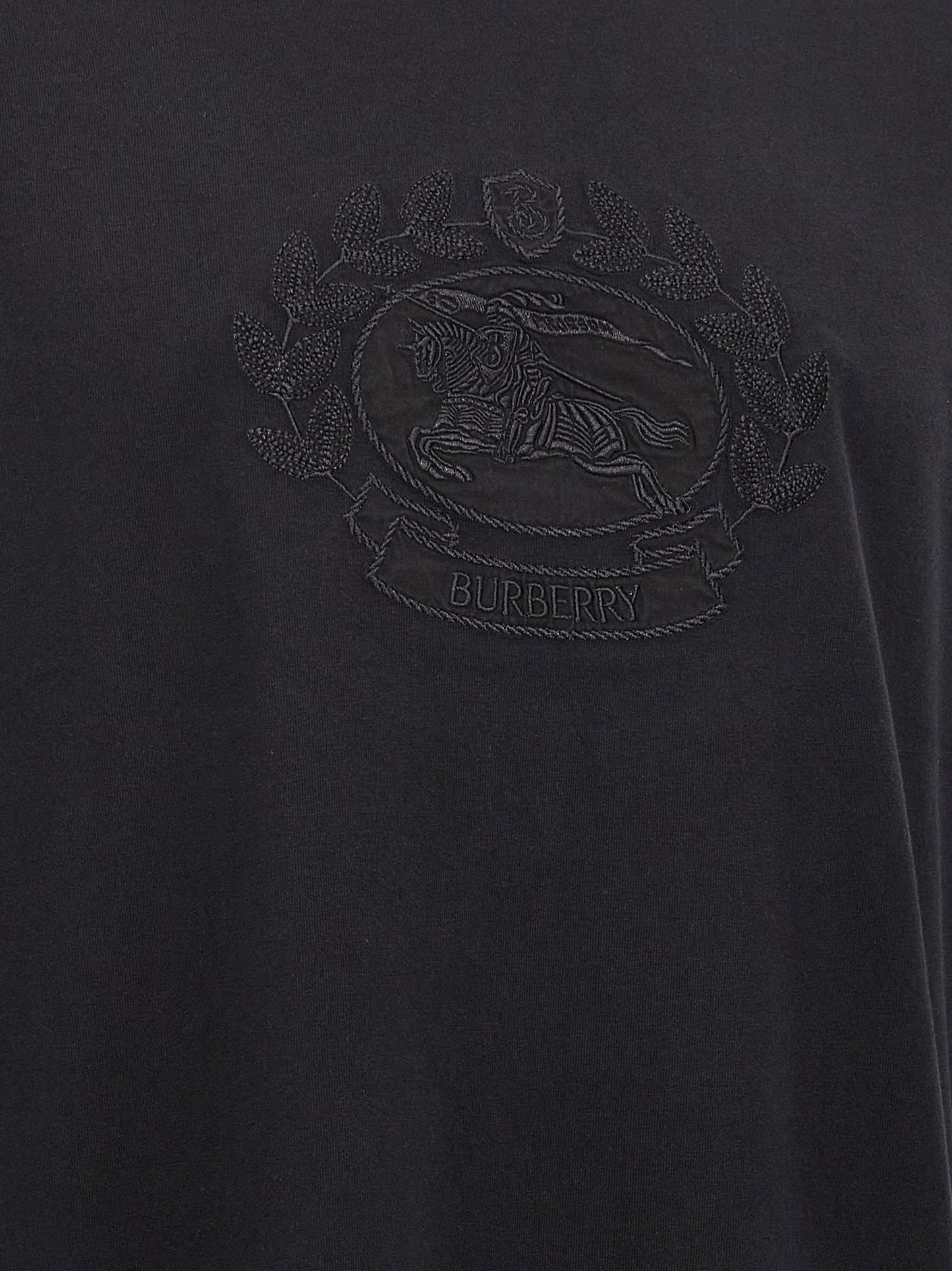 Burberry Men Logo Embroidery T-Shirt