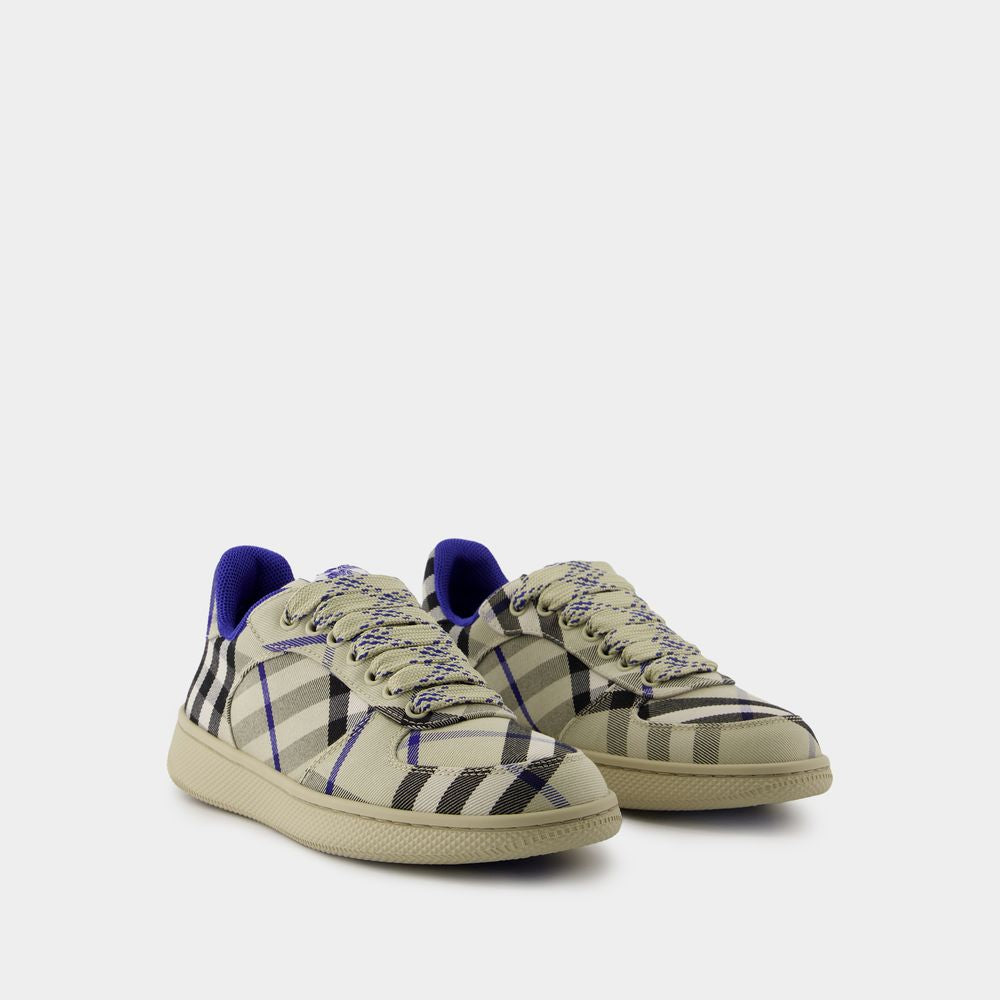BURBERRY Embroidered Canvas Terrace Sneakers for Women - SS25