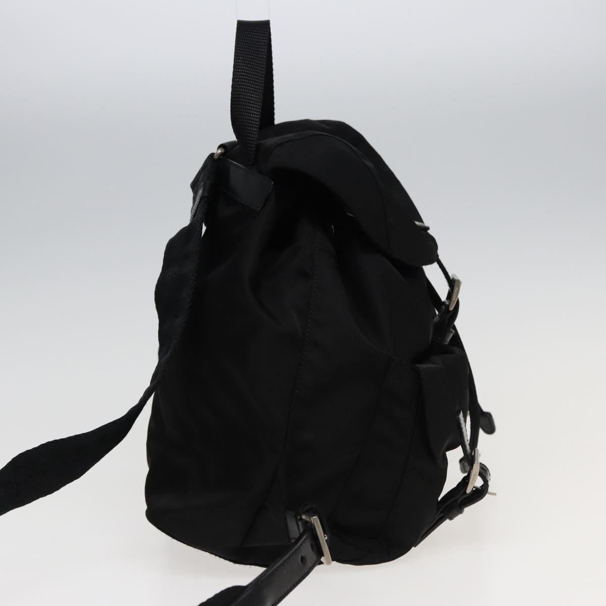 PRADA Backpack Nylon Black  80970