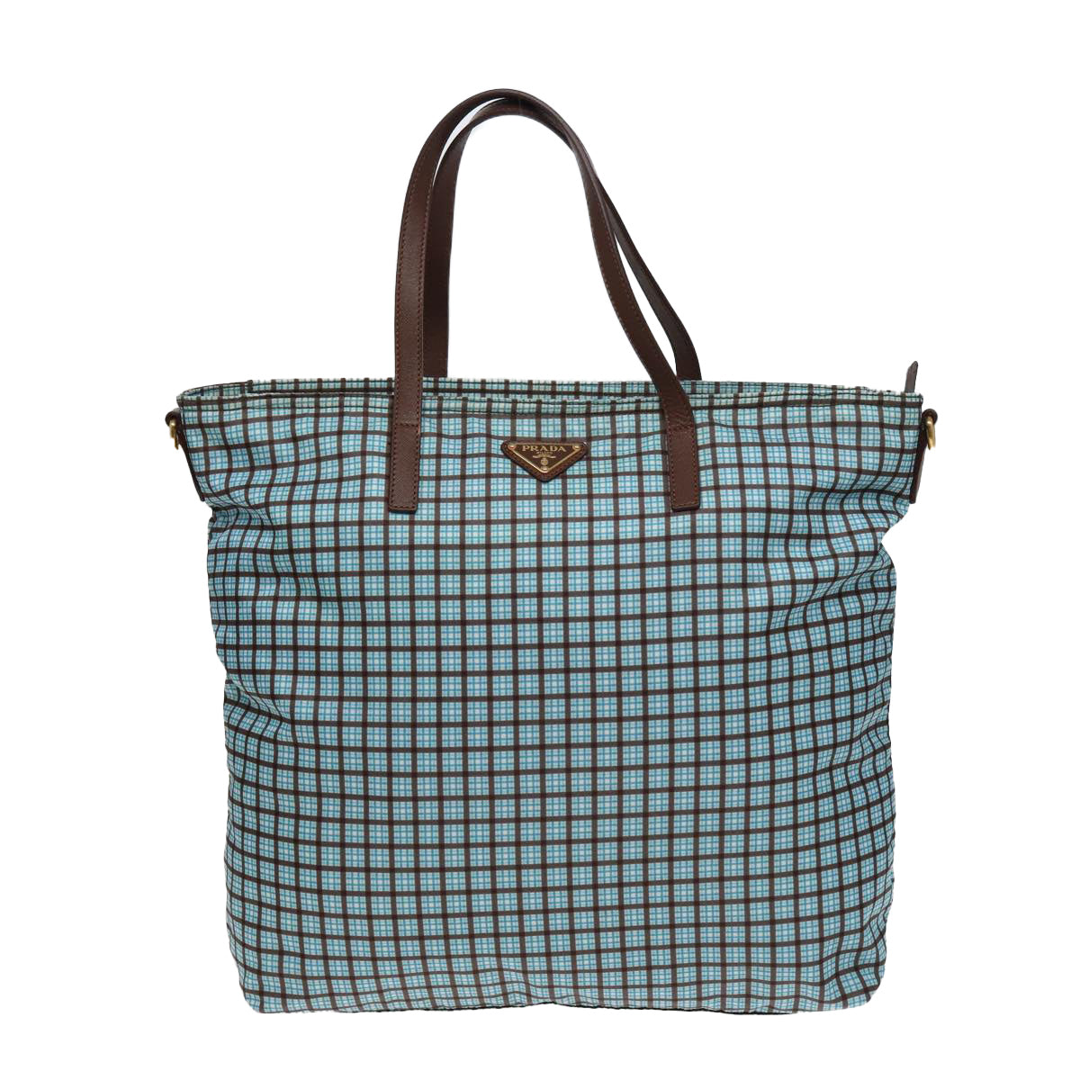 PRADA Hand Bag Nylon 2way Light Blue B2600G  80981