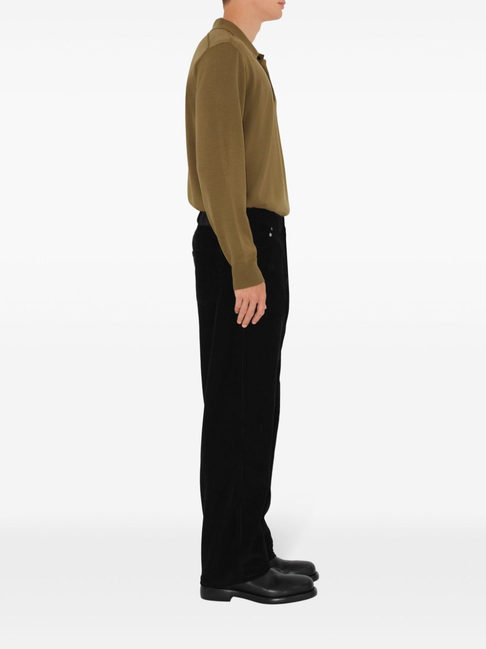 BURBERRY Classic Men's Polo Shirt in Fine Wool