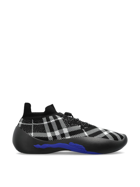 BURBERRY Neptune Check Logo Sneakers for Men