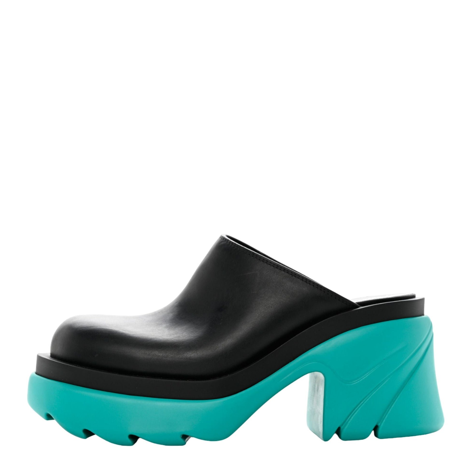 Bottega Veneta Flash Mules 34.5 Black,Blue