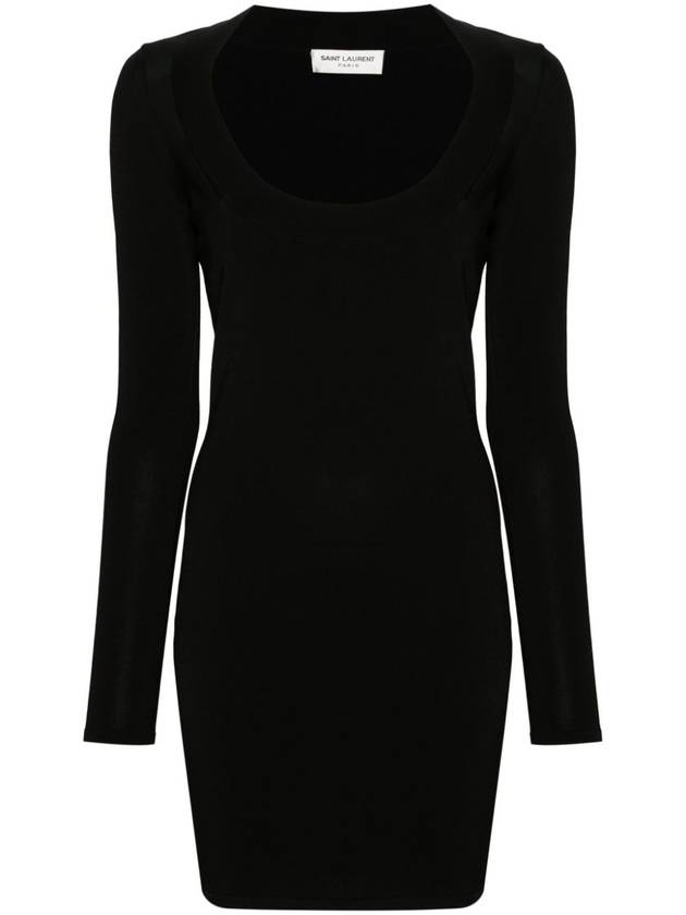 Saint Laurent Midi One Piece 782641Y76EO1000 P24 BLACK