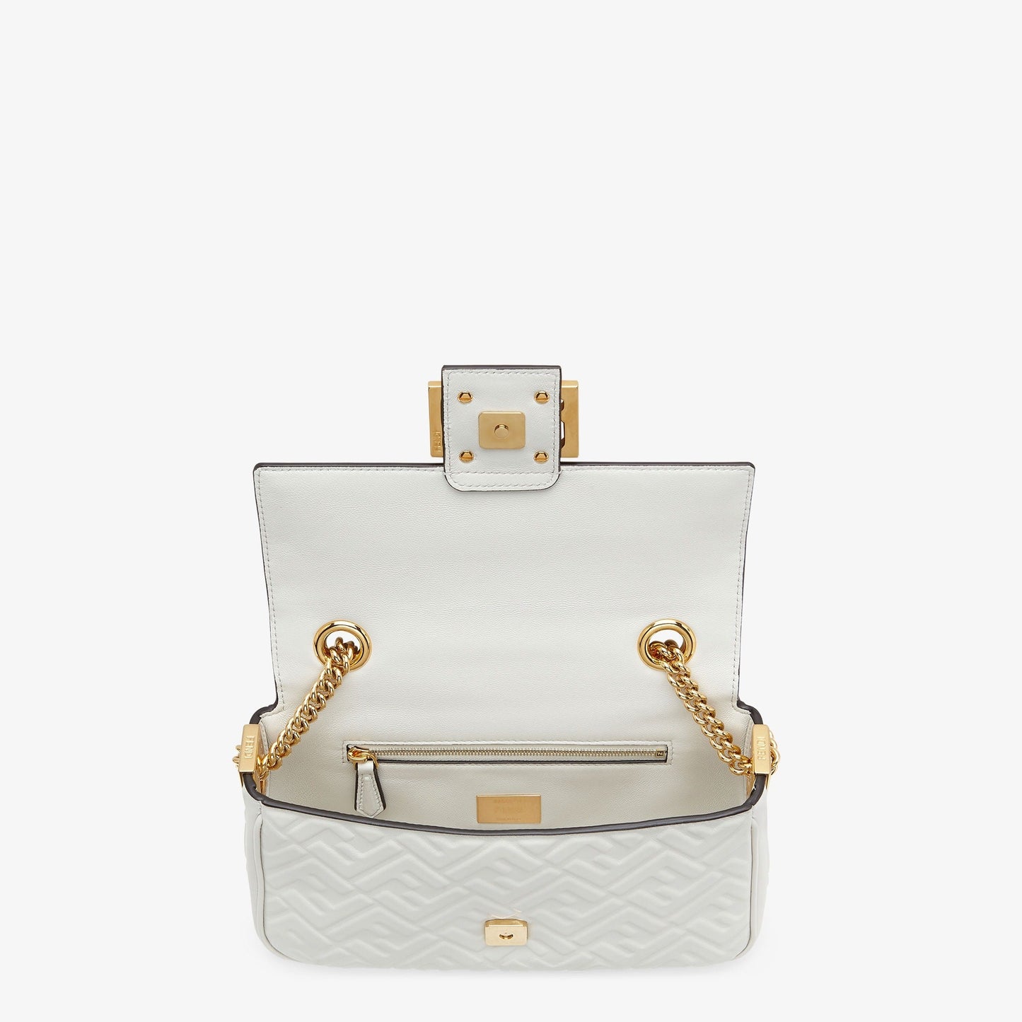 Baguette Chain Midi White