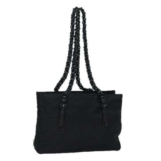 PRADA Shoulder Bag Nylon Black  81003