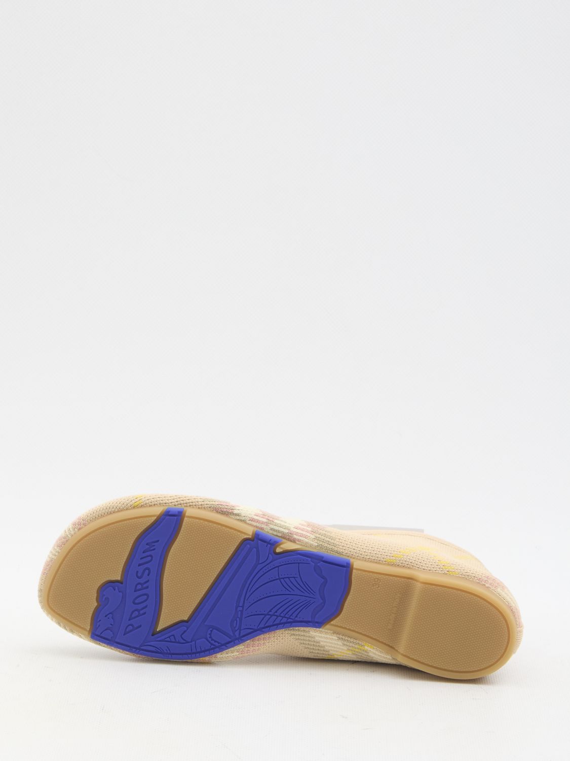 BURBERRY Mini Knit Check Ballerinas for Women