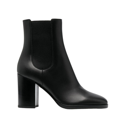 Bottega Veneta Leather Storm Chelsea Boots 40 Black