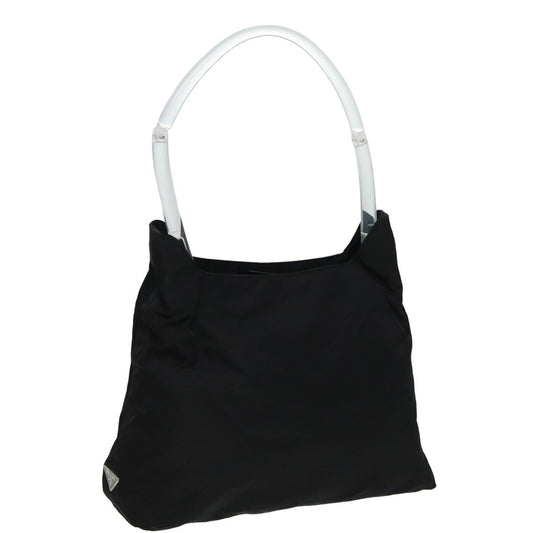 PRADA Shoulder Bag Nylon Black  81015