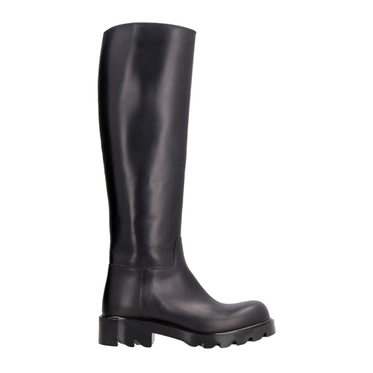 Bottega Veneta Strut High Boots 34.5 Black