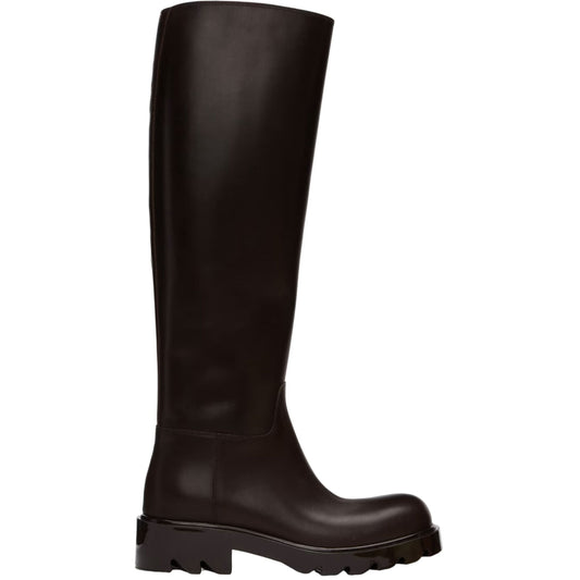 Bottega Veneta Strut High Boots 34.5 Brown
