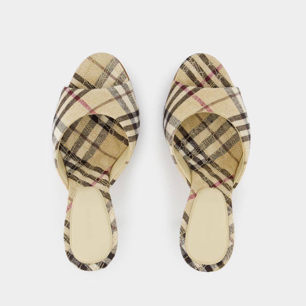 BURBERRY Chic 90 Check Mini Pumps for Women