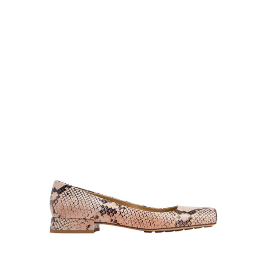 Bottega Veneta Tower Flat Ballerinas 38.5 Orange,Black