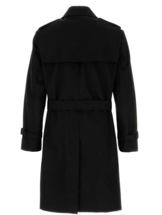 BURBERRY Stylish and Cozy Double-Breasted Coat for Men