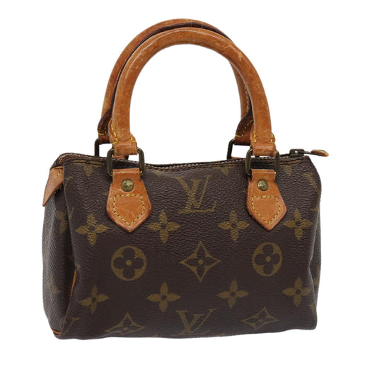 LOUIS VUITTON Monogram Mini Speedy Hand Bag M41534 LV 81062