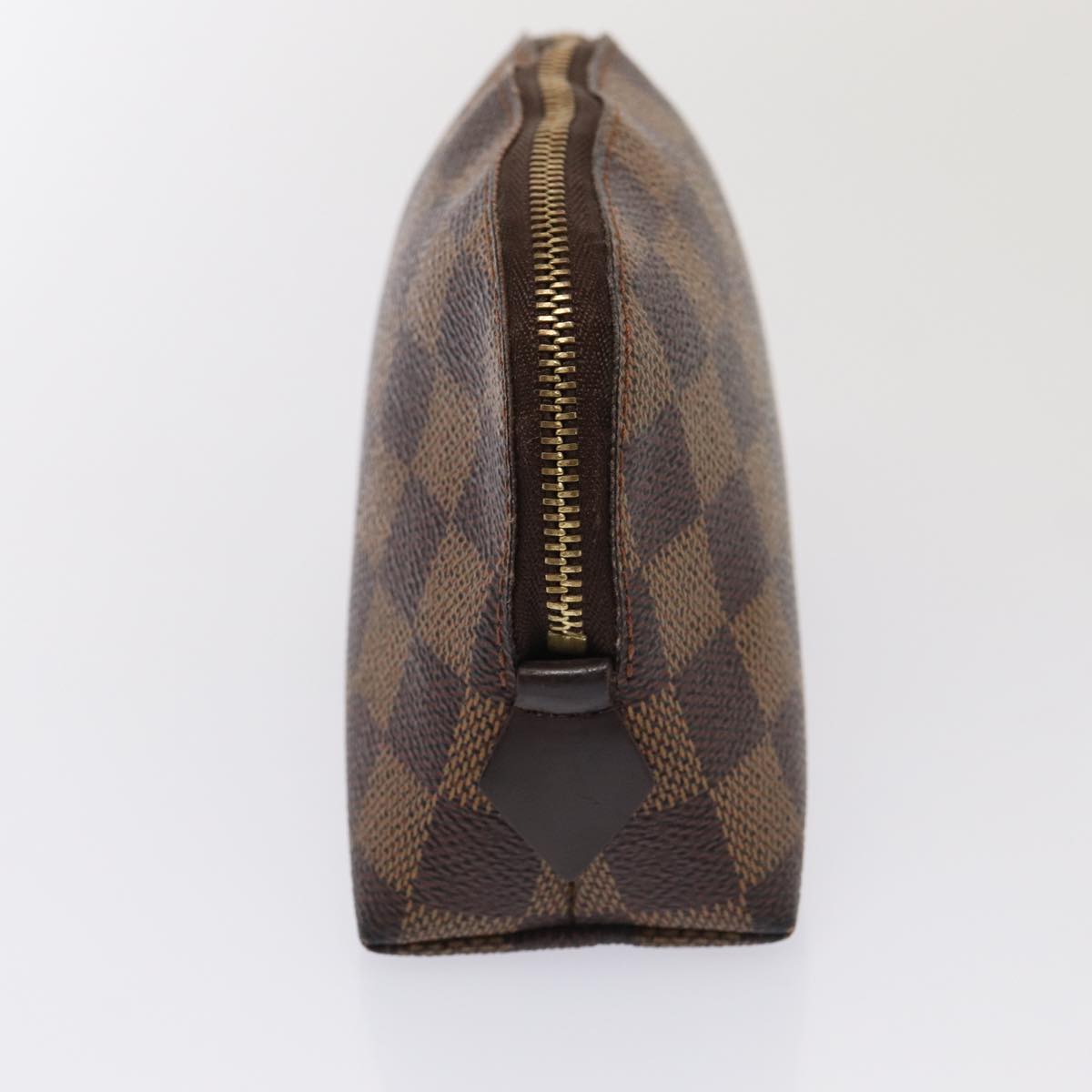 LOUIS VUITTON Damier Ebene Pochette Cosmetic PM Pouch N47516 LV 81069