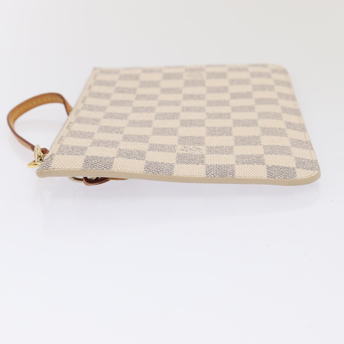 LOUIS VUITTON Damier Azur Neverfull MM Pouch Pouch LV 81073