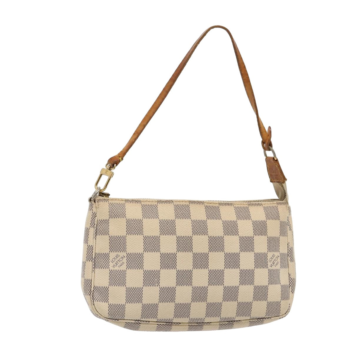 LOUIS VUITTON Damier Azur Pochette Accessoires Pouch N51986 LV 81074