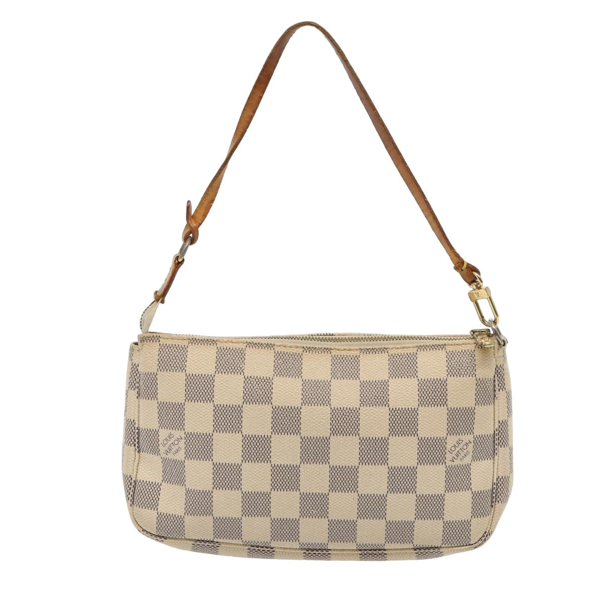 LOUIS VUITTON Damier Azur Pochette Accessoires Pouch N51986 LV 81074