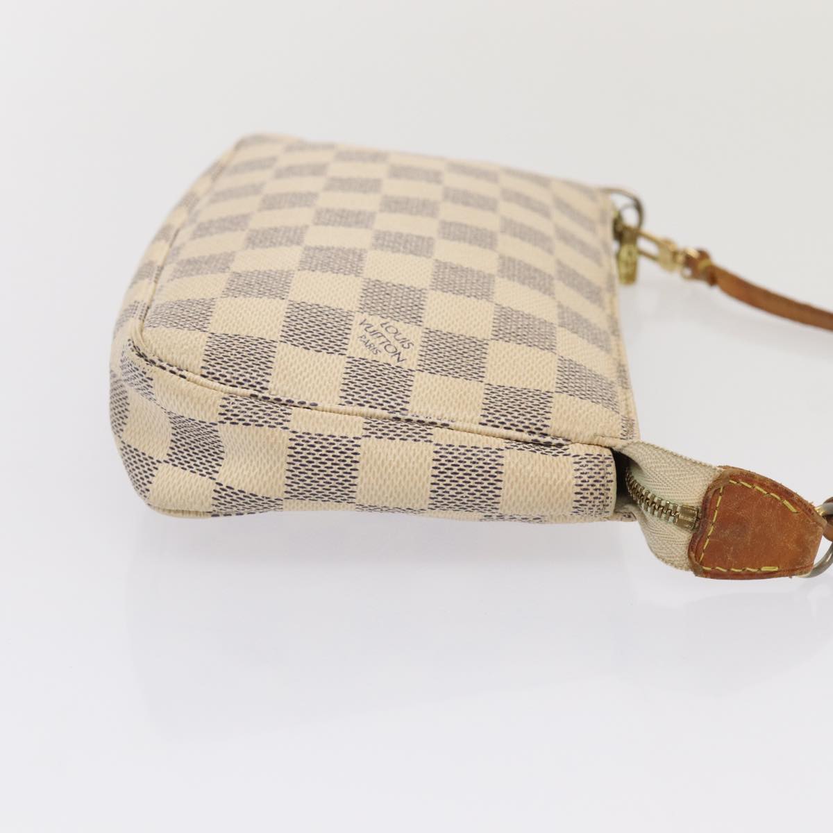 LOUIS VUITTON Damier Azur Pochette Accessoires Pouch N51986 LV 81074