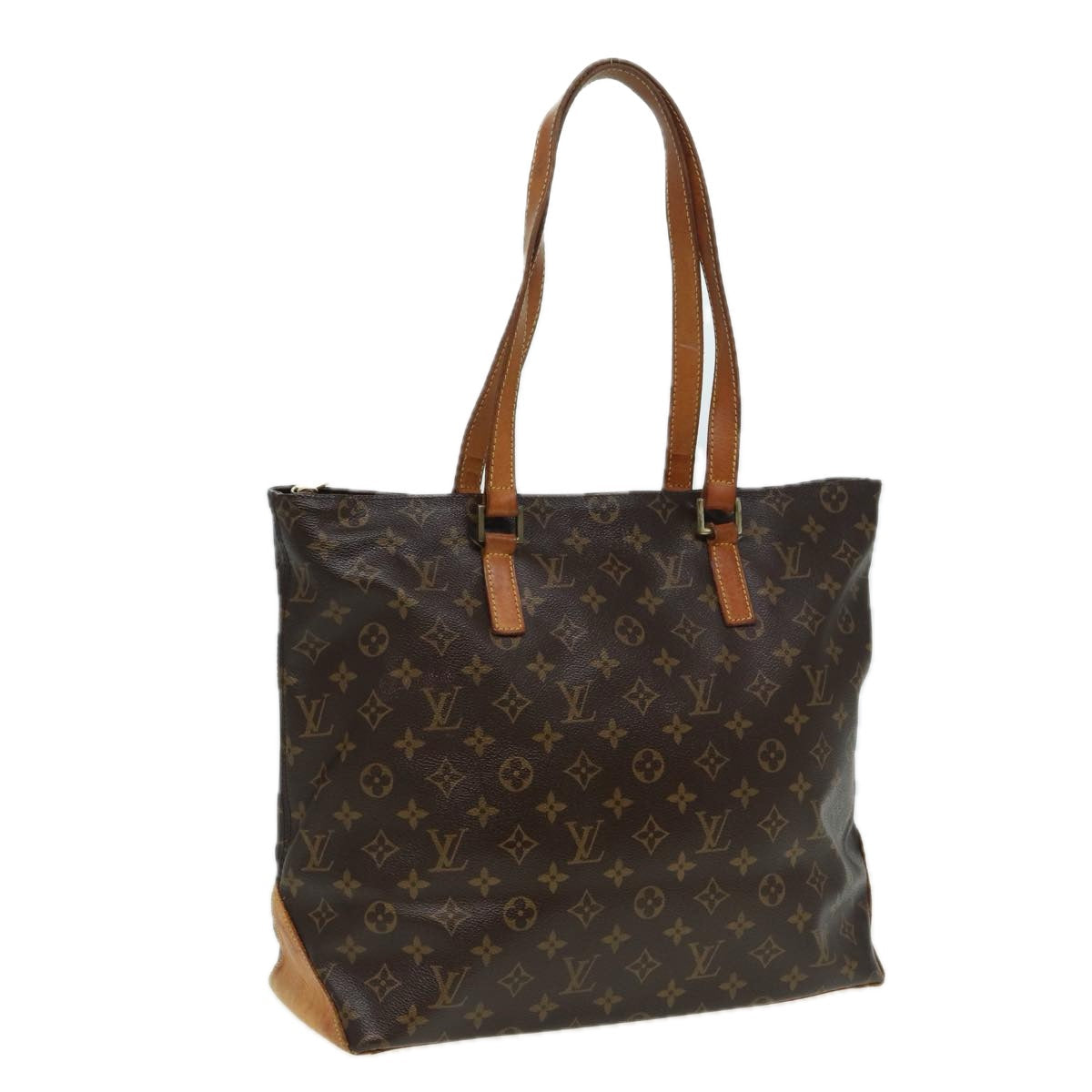 LOUIS VUITTON Monogram Cabas Mezzo Tote Bag M51151 LV 81084