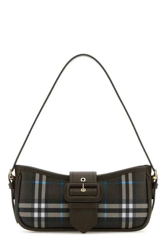 BURBERRY Printed Canvas Shoulder Mini Handbag