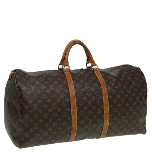 LOUIS VUITTON Monogram Keepall 60 Boston Bag M41422 LV 81091