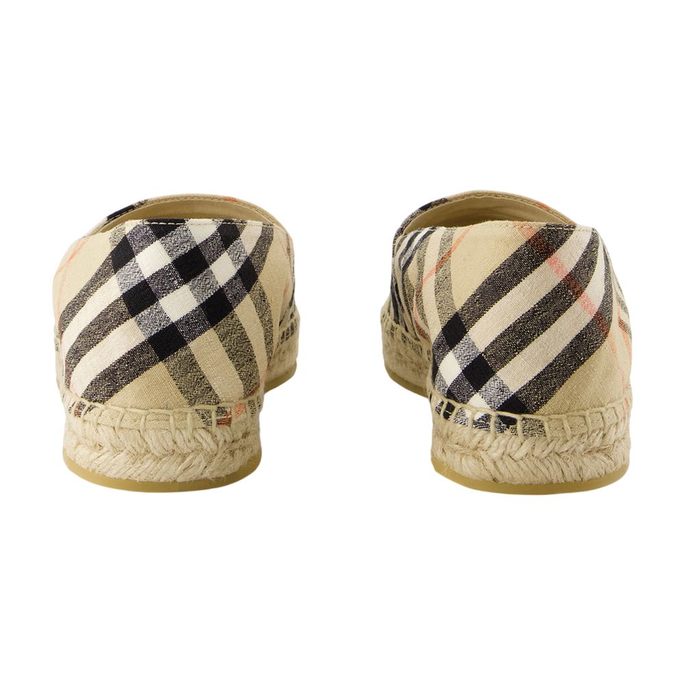 BURBERRY Mews Espadrilles for Women - SS25