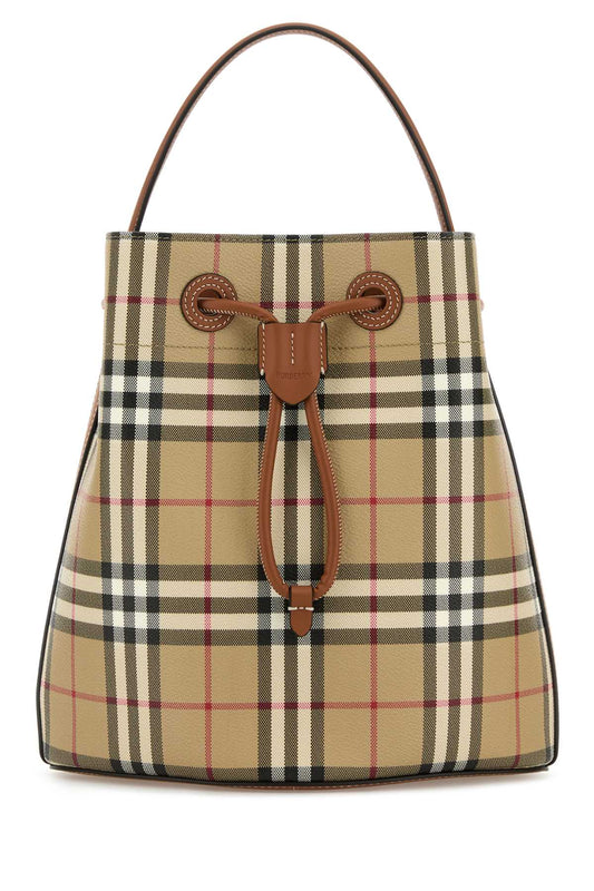 BURBERRY Mini Drawstring Purse