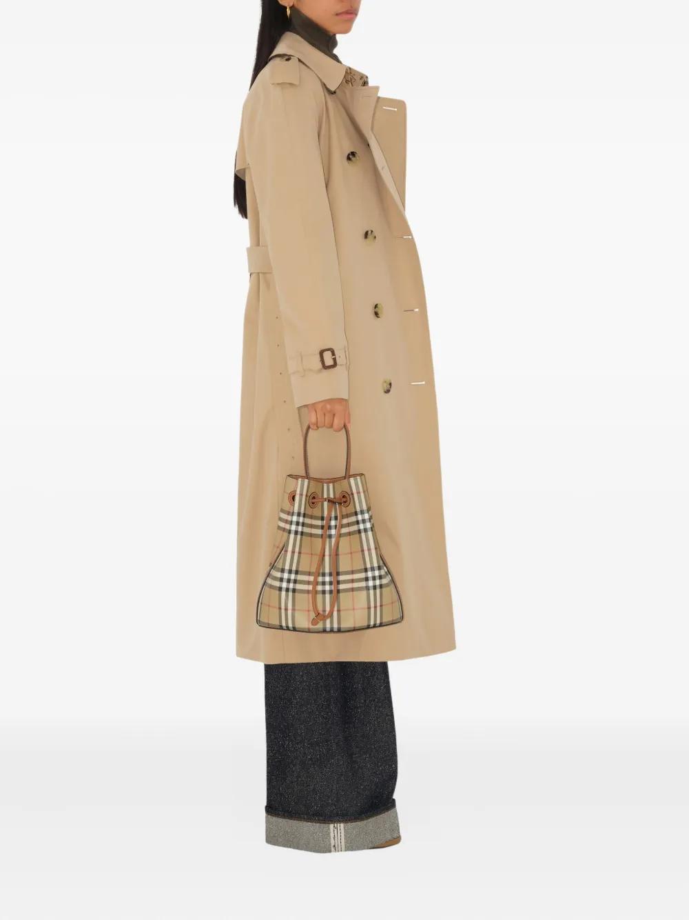 BURBERRY Mini Drawstring Purse
