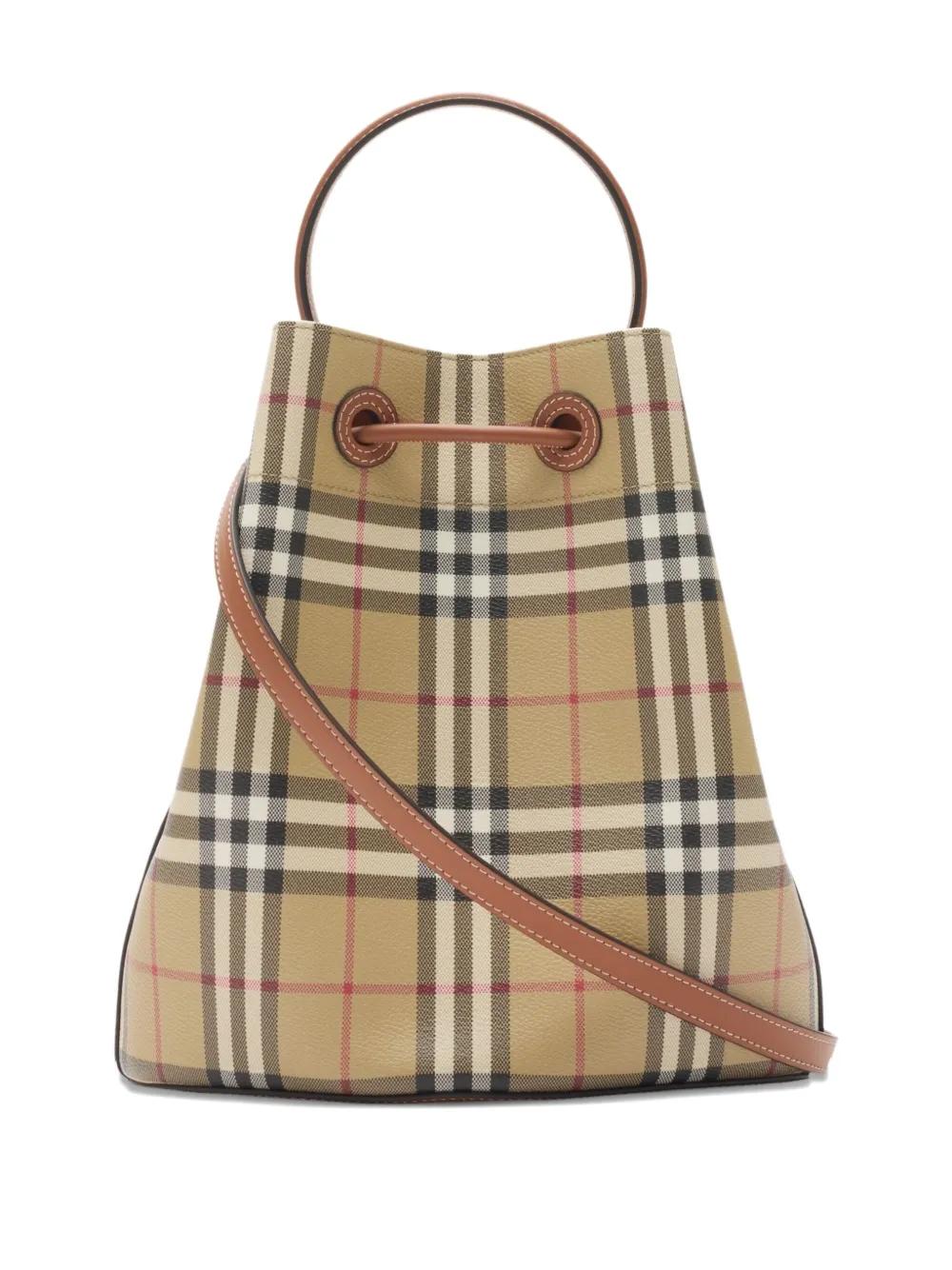 BURBERRY Mini Drawstring Purse