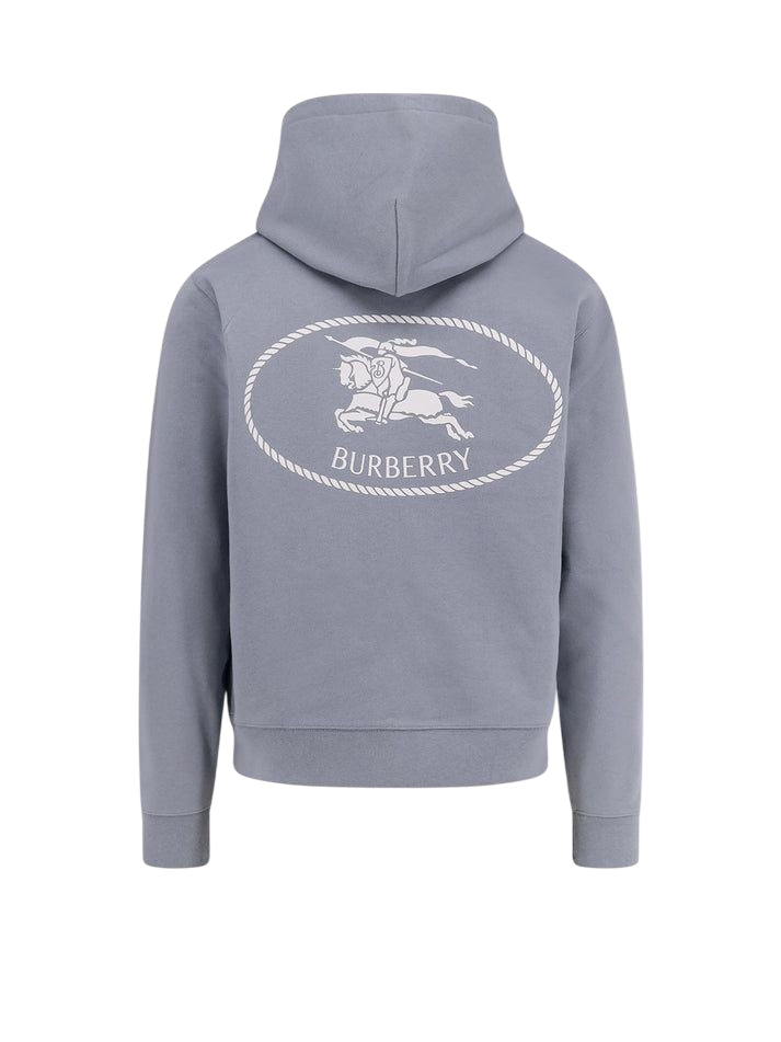 BURBERRY Hooded Zip-Up Sweatshirt for Men - Slim Fit