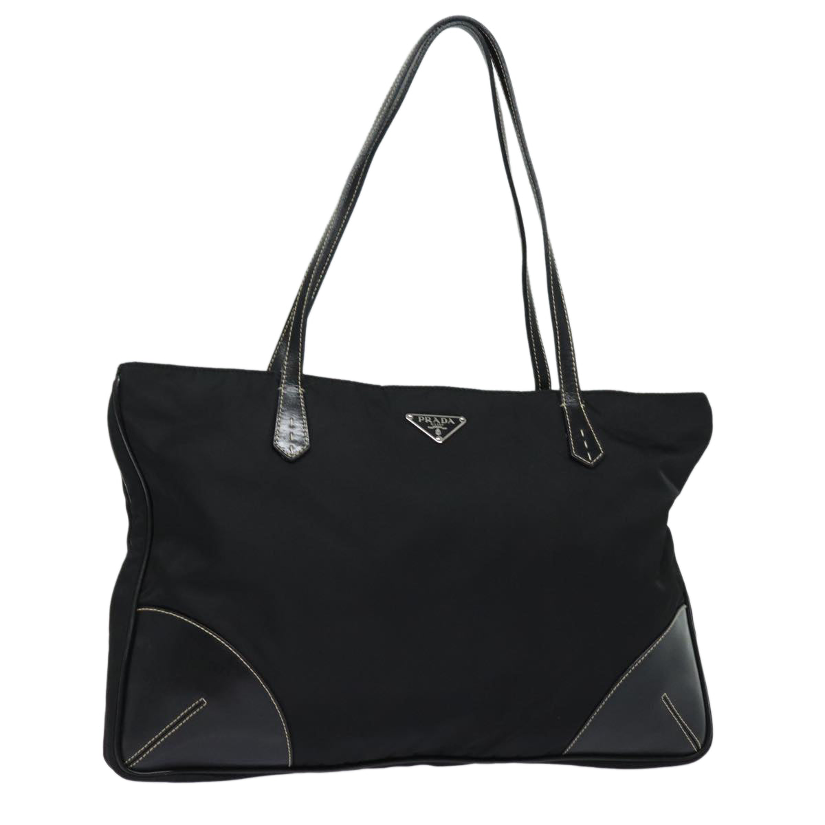 PRADA Shoulder Bag Nylon Black  81109