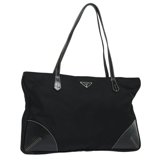 PRADA Shoulder Bag Nylon Black  81109