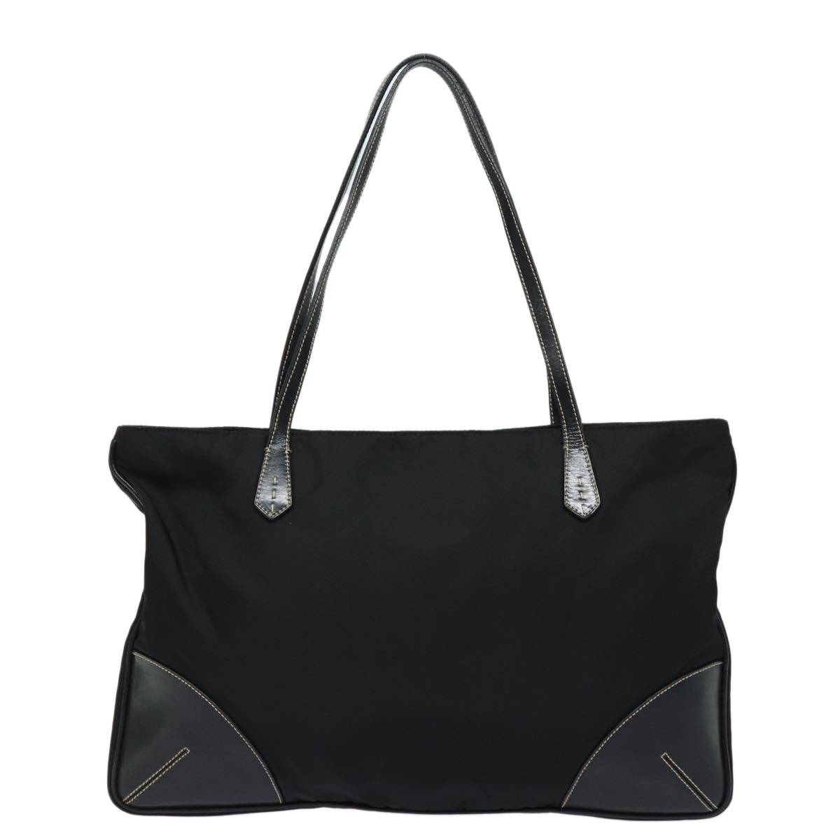 PRADA Shoulder Bag Nylon Black  81109