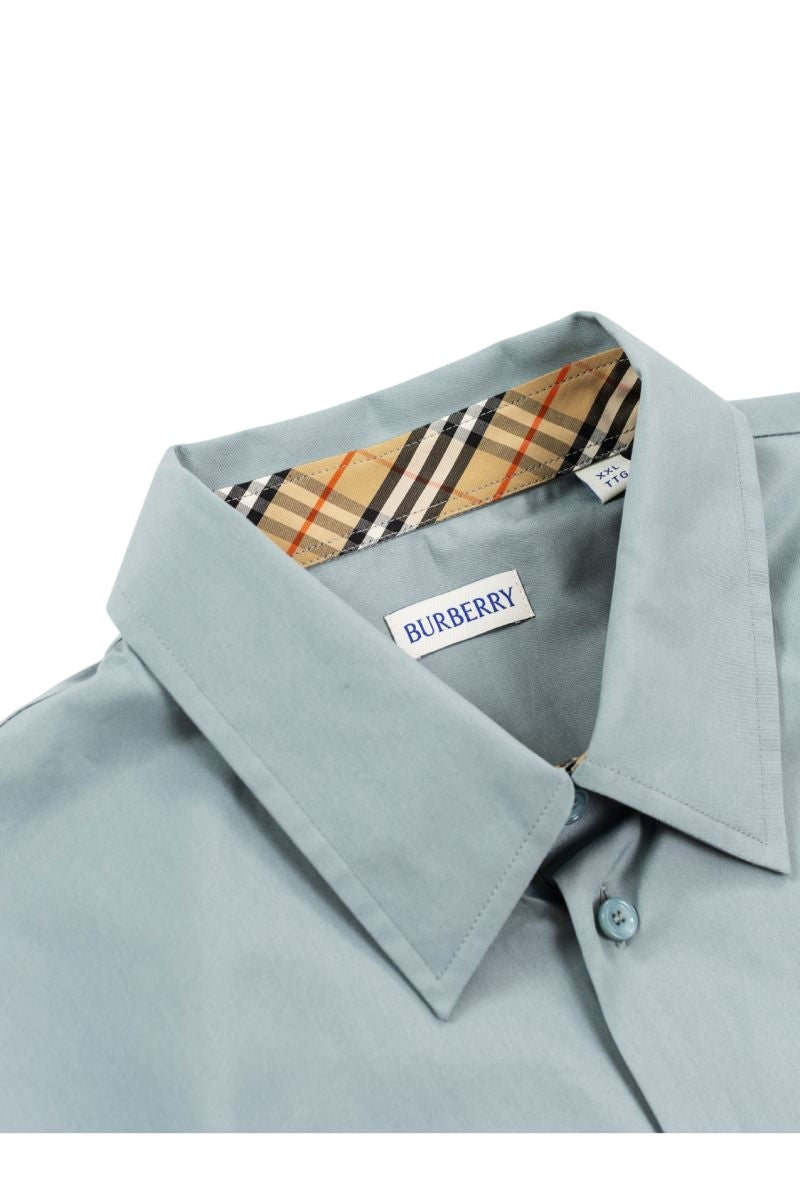 BURBERRY Slim Fit Long-Sleeve Cotton Poplin Shirt