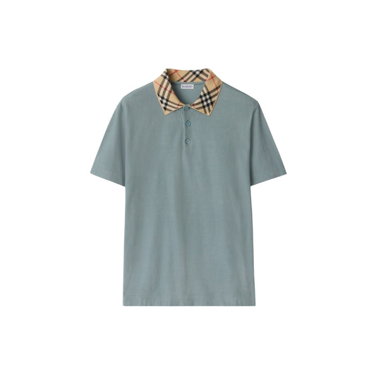 BURBERRY Fitted Cotton Polo Shirt - FW25