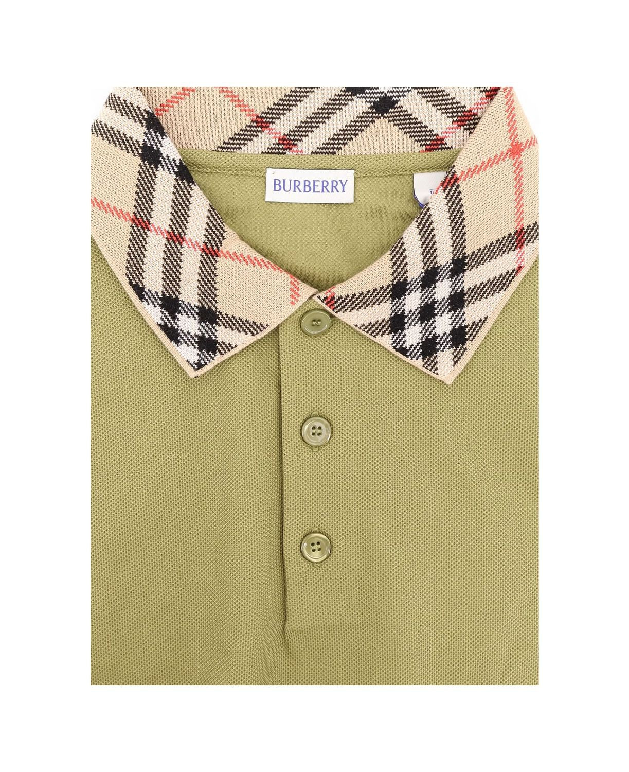BURBERRY Classic Cotton Polo Shirt for Men