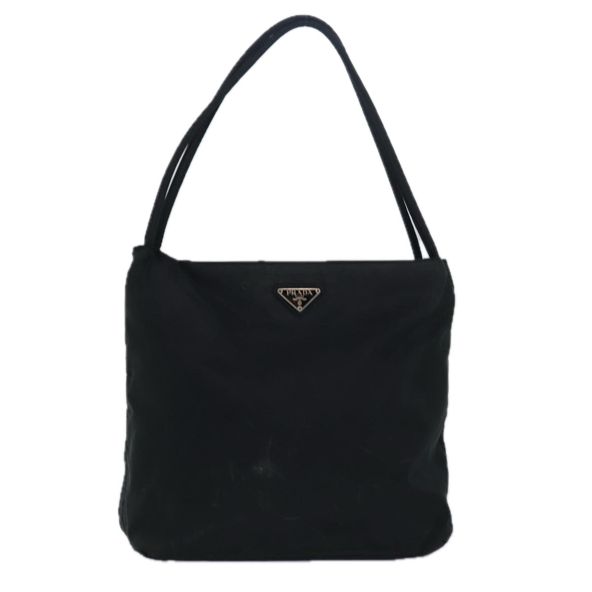 PRADA Shoulder Bag Nylon Black  81110