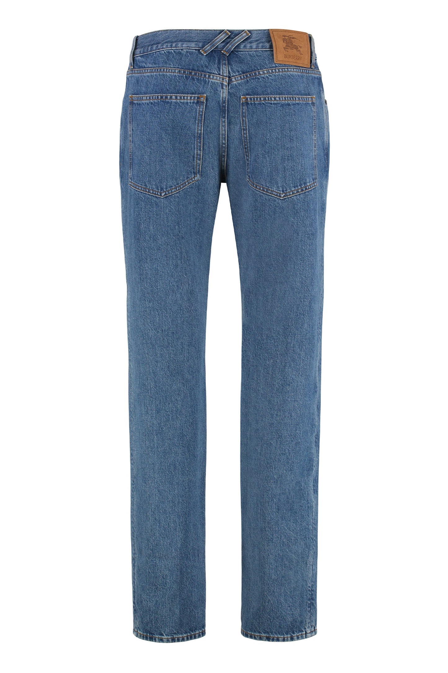 BURBERRY Slim Fit 5-Pocket Denim Jeans for Men