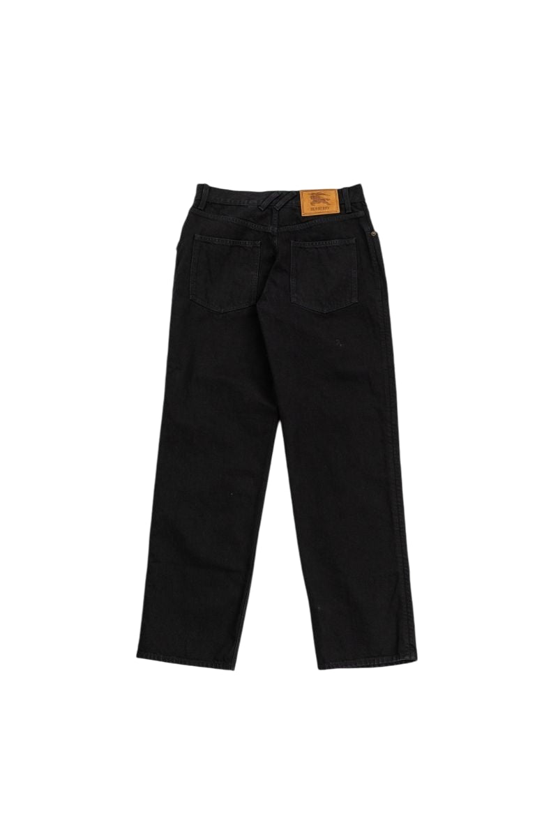 BURBERRY Loose Fit Cotton Denim Jeans for Men