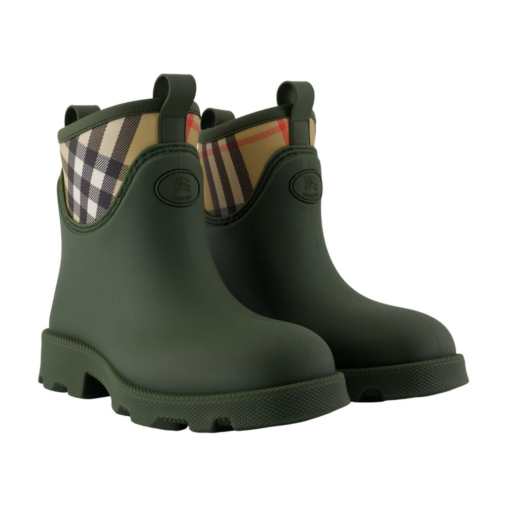 BURBERRY Women's Marsh Stamp Mini Low Ankle Boots